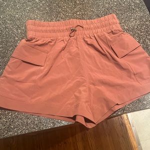 Pink Abercrombie traveler shorts